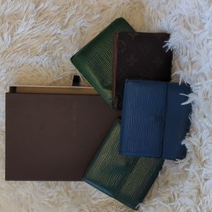 🔥🔥4 AUTHENTIC LOUIS VUITTON WALLET BUNDLE MEN'S & WOMEN'S 🔥🔥